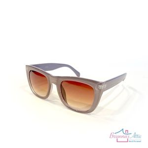 Women stylish trendy designer sunglasses Light brown color